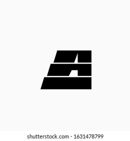 very nice elegant logo letter "EA"