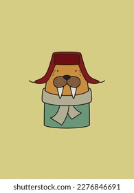 Very nice flat vector illustration of animals.