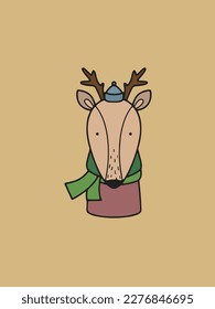 Very nice flat vector illustration of animals.