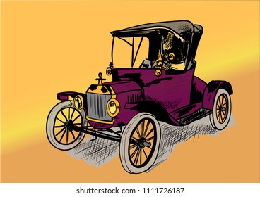 very old car