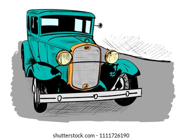 very old car