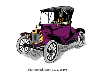 very old car