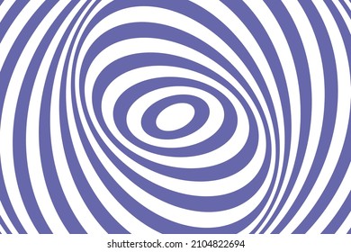 Very peri abstract striped background. Optical art. Vector.	