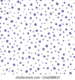 Very peri color dots seamless pattern.