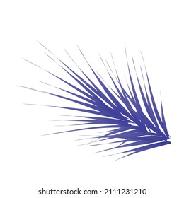 very peri pine branch clip art decor