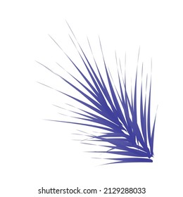 very peri pine branch clip art decor