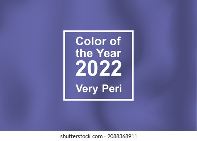 Very Peri, textile cloth texture coloring in trend color of the year 2022 for fashion, home, interiors design, stock vector illustration clip art background
