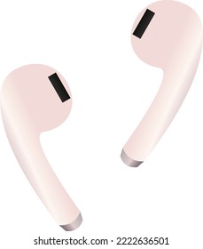 Representaciones muy profesionales de modelado de productos, los auriculares de alta definición para escuchar música son muy similares a lo real