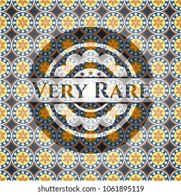 Very Rare arabesque emblem background. arabic decoration.