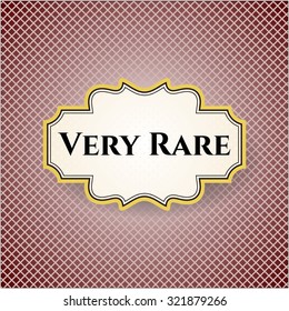 Very Rare card, poster or banner