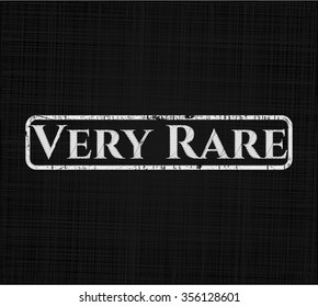 Very Rare chalkboard emblem on black board