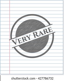 Very Rare emblem drawn in pencil