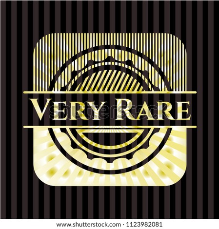 Very Rare golden emblem