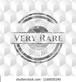 Very Rare grey emblem with cube white background