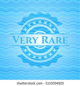 Very Rare light blue water badge.