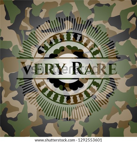 Very Rare on camo pattern