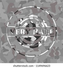 Very Rare on grey camouflage pattern