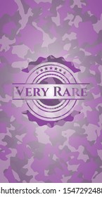 Very Rare pink and purple on camouflaged texture. Vector Illustration. Detailed.