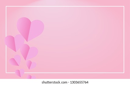 Very romantic vector. Perfect card for Valentine Day. Beautiful paper heart. Heart icon. I Love You. For designers, websites and cards. Happy Valentine's day.