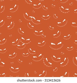 very scary halloween smile - pattern