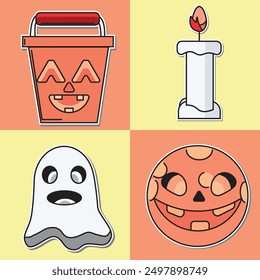 Very scary Halloween vector image