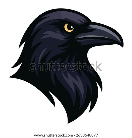 Very Simple Angry  Crow Graphic