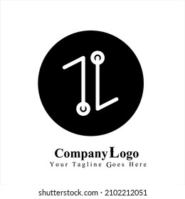 Very simple company logo vector.