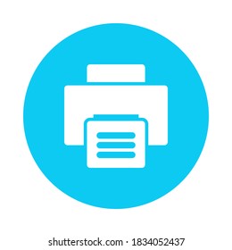 a very simple designed printer icon
