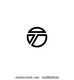 very simple and lightweight T logo