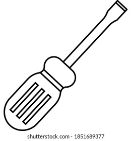 Sehr einfaches Line Art Icon über Bauwerkzeuge Bitte laden Sie es herunter