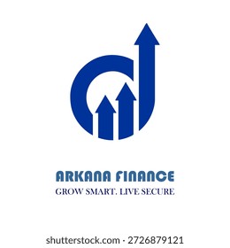 logotipo muito simples, pode ser usado para o logotipo da empresa de investimento