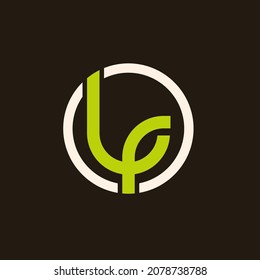 Logotipo muy simple en estilo monograma para iconos con las iniciales abstractas Y y P