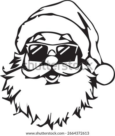 Very simple marry christmas vector design 