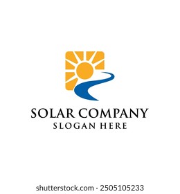 A VERY SIMPLE AND MODERN SOLAR POWER COMPANY CONCEPT