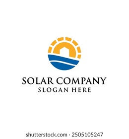 A VERY SIMPLE AND MODERN SOLAR POWER COMPANY CONCEPT