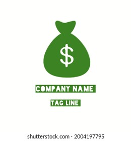 Logo de iconos de dinero muy simple