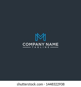 A very simple M-shaped creative design line