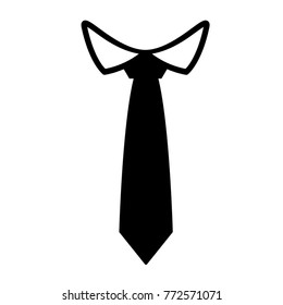 very simple necktie icon