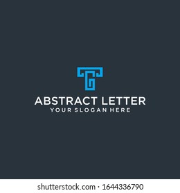 A very simple TG-shaped creative design line