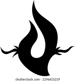 very simple tribal draw in vector art style