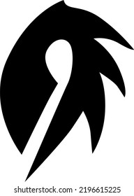 very simple tribal draw in vector art style