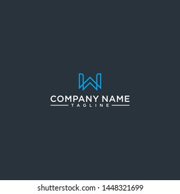 A very simple W-shaped creative design line