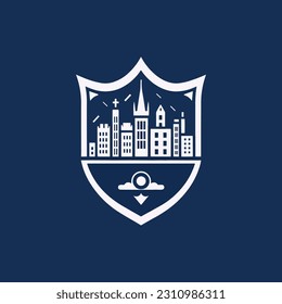 A very simplistic city illustration