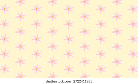 Padrão muito pequeno de motivo floral repetitivo, sutil e neutro — perfeito como um fundo