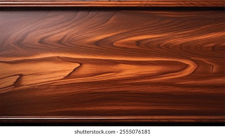 A very Smooth wood board texture. Walnut wood texture. Close-up image of wood surface. Wooden Background. 