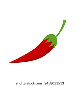 Very Spicy Red Chili Vector