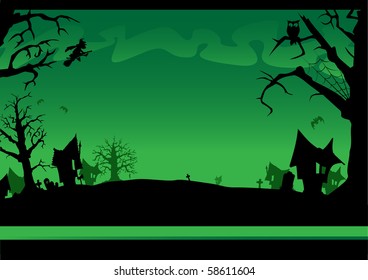 Very spooky Halloween background