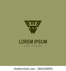 
very strong identity logo in the shape of a triangle