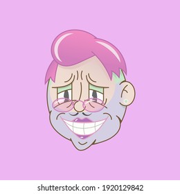 very stylish guy with a small mustache