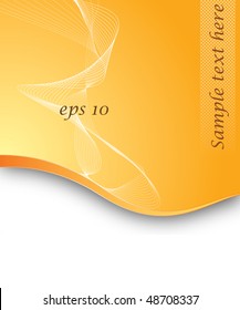 very stylish orange vertical abstract background. vector illustration (eps10)